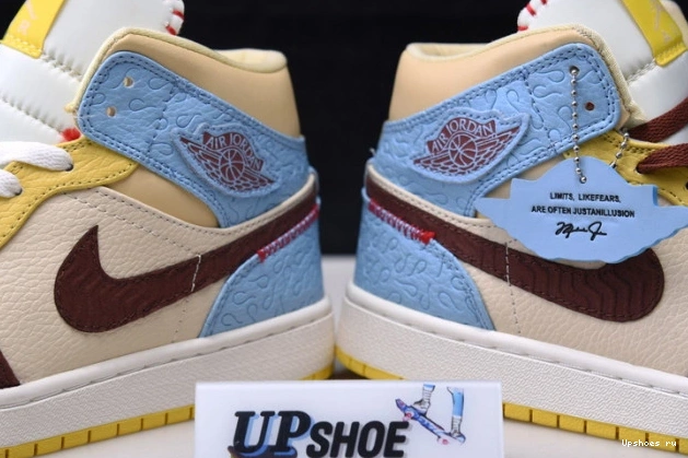 Maison Rouge CU2803-200  Chateau x High Fearless Air 1 Mid Jordan 1224